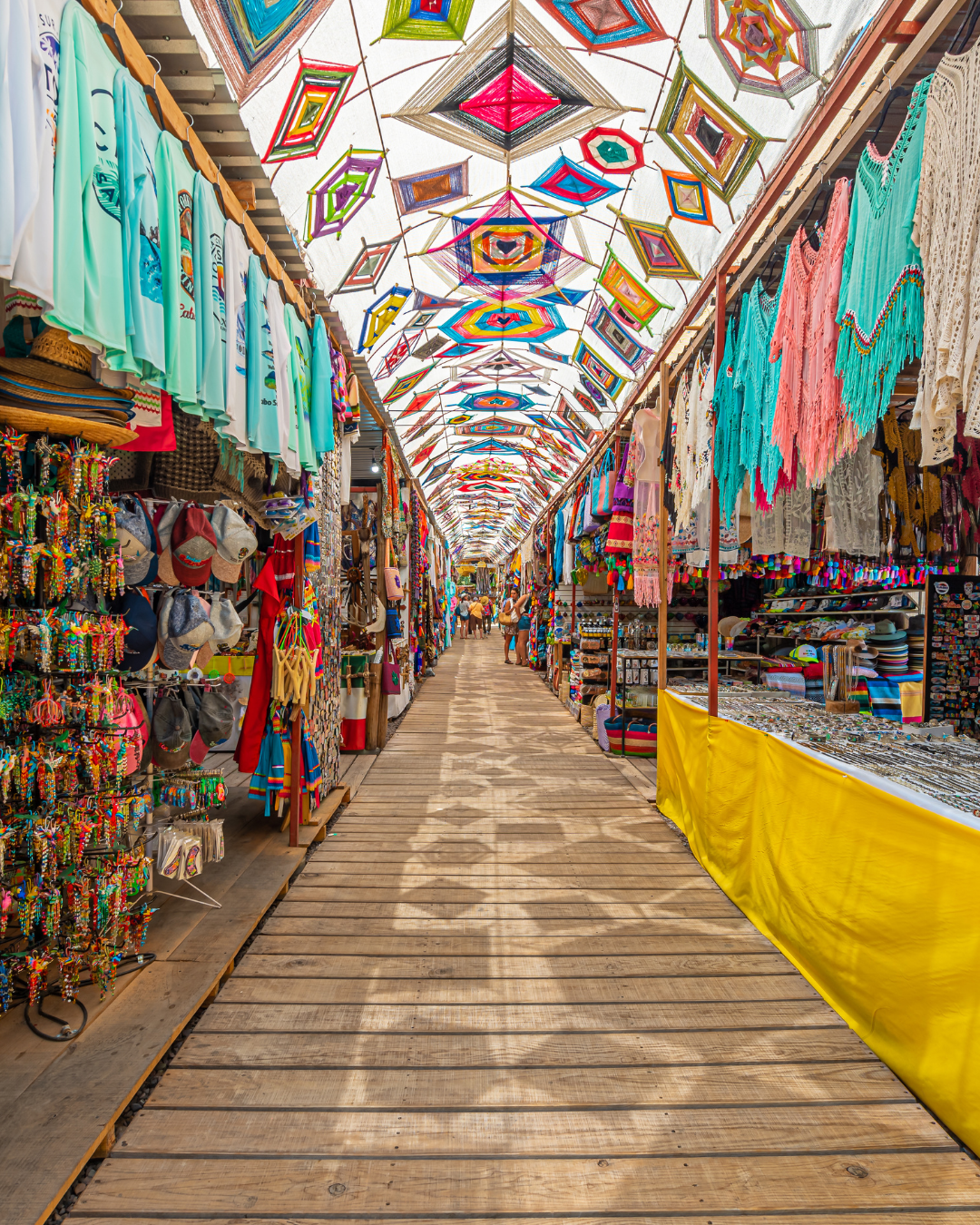 Todos Santos color full town in Mexico